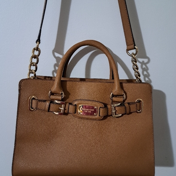 Michael Kors Tan Leather Handbag - Picture 9 of 10